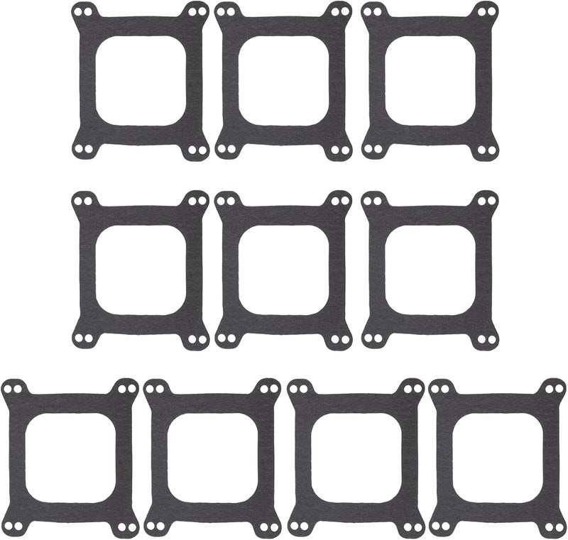 BEONEO 10 Pack Holley Carburetor Base Gaskets 1900 Carburetor Mounting Gasket Open 4 bbl 1/16" Thick Fit For SBC BBC 350 - Image 2